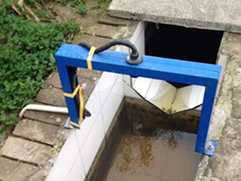 大禹电子超声波液位传感器测量堰槽液位