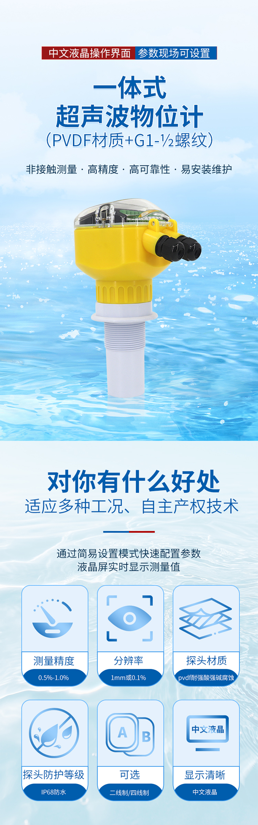 一体式超声波物位计-G1-½螺纹.pvdf材质.8米量程_01.jpg